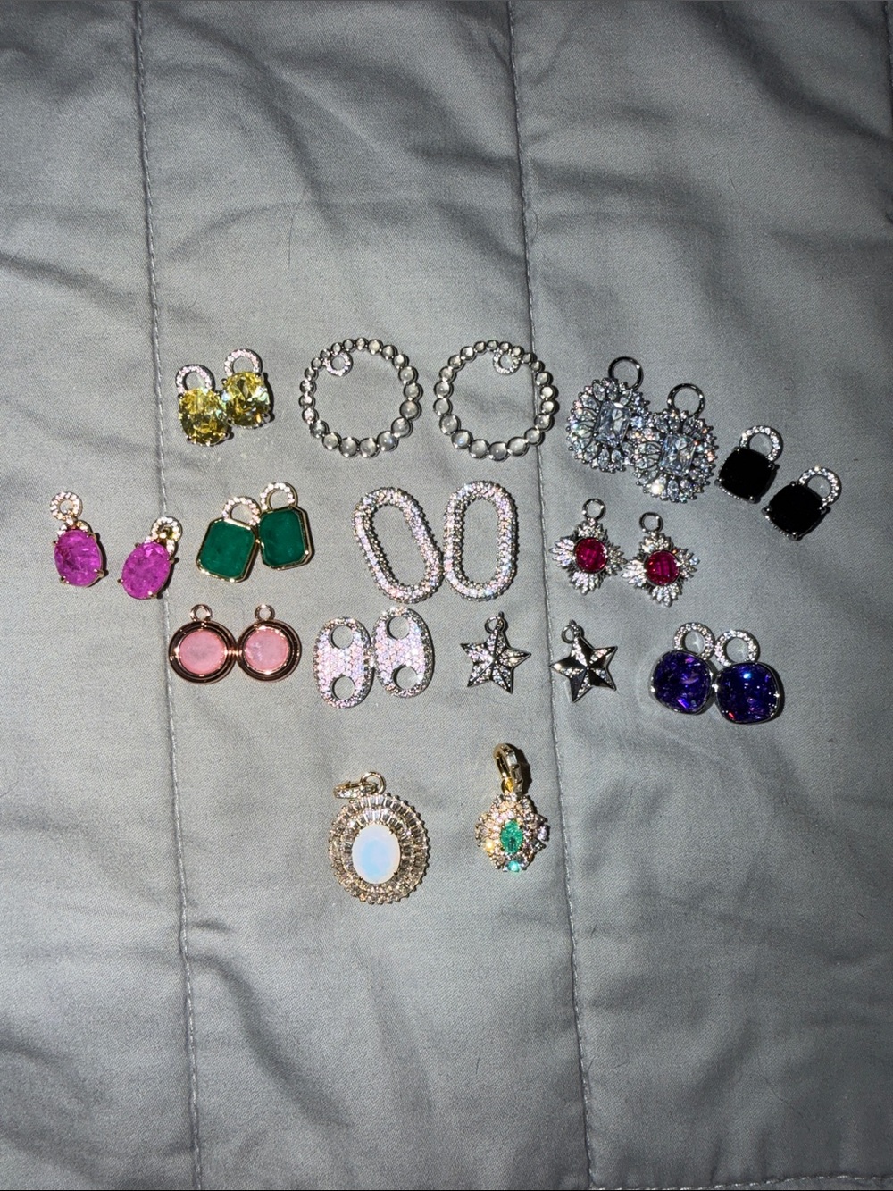 Misc BP Earring and 2 necklace charms
